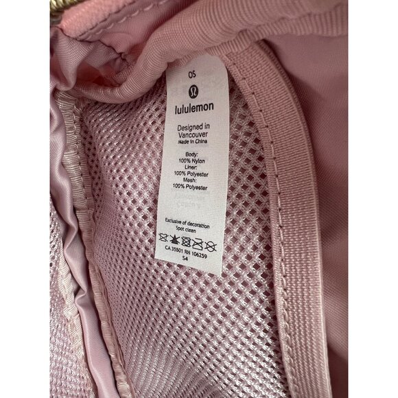 Lululemon Crossbody Belt Bag In Light Pink With Adjustable Strap & Zipper Closur - Picture 9 of 11